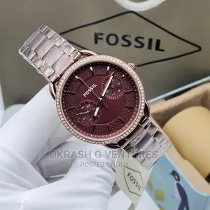 Fossil Ice Head Chronograph Rose Gold Watch for Women's