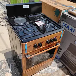 Brand New MAXI WOODEN(60×60)3+1(3gas+1electric) Standing Gas