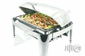 Sunnex Con Stainless Steel Cover And Food Pan Cheffing Dish