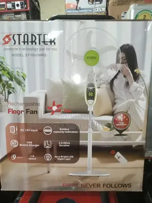 Startek Recheable Fan 18"