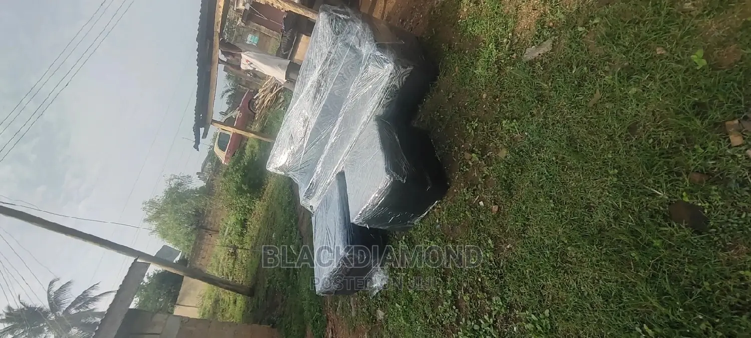 L Shape Fabric Sofa With Center Table