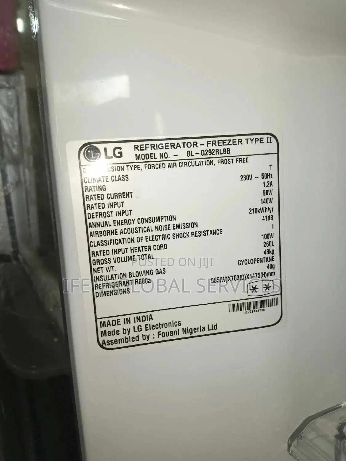 Lg Inverter Refrigerator