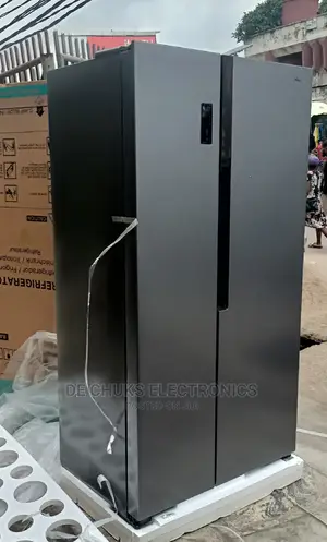 Hisense Side by Side Refrigerator (516 Liters)-Silver Color