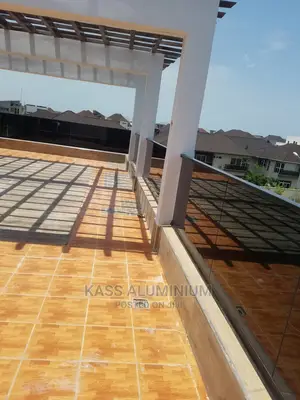 10mm Thick Grey Glass Rail