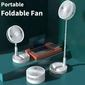 Portable Usb Rechargeable Folding Telescopic Floor Table Fan