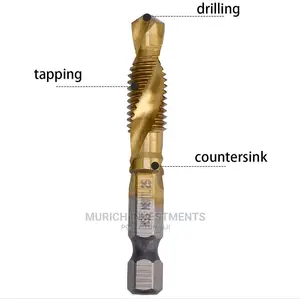 Combination Drill Tap Bit Set 6 Pieces
