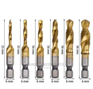 Combination Drill Tap Bit Set 6 Pieces