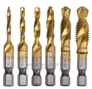 Combination Drill Tap Bit Set 6 Pieces