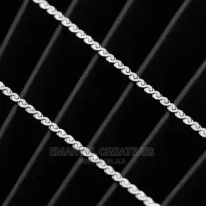 Popular Titanium Flat S Necklace