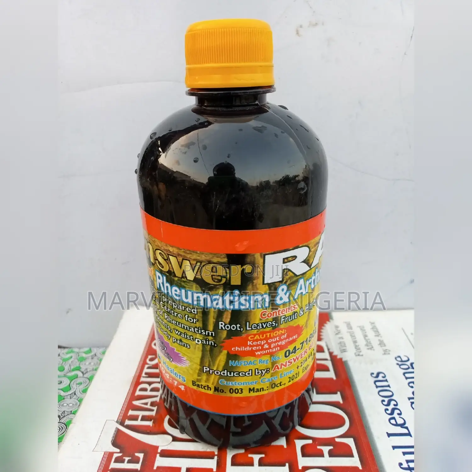 Rheumatism and Arthritis Herbal Drink by Answer