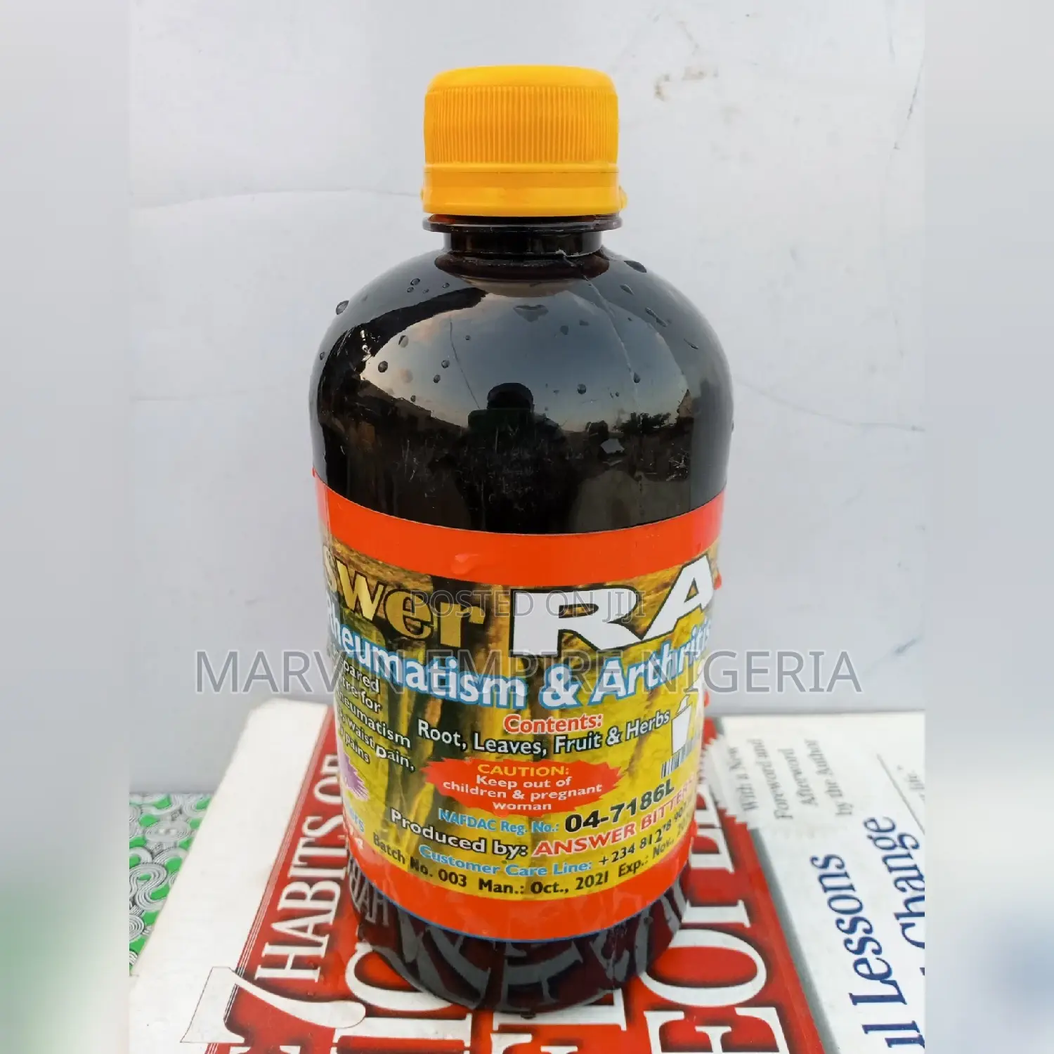 Rheumatism and Arthritis Herbal Drink by Answer