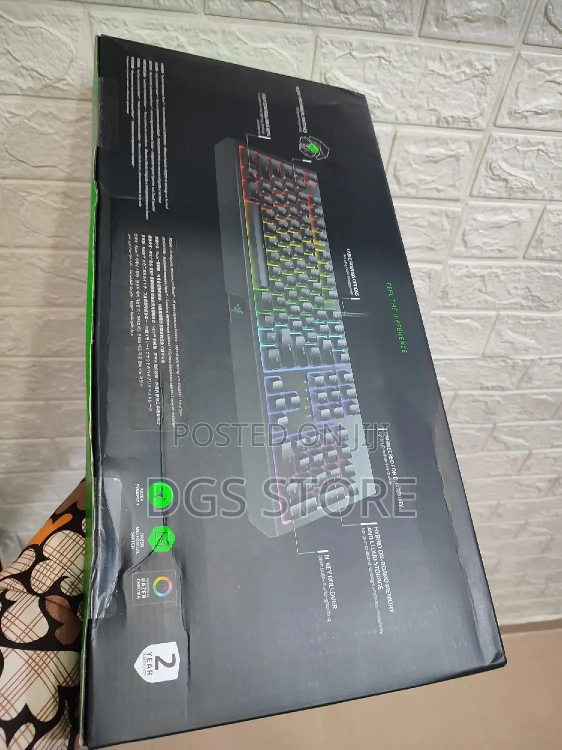 Razer Blackwidow Mechanical Wired Gaming Keyboard Chroma