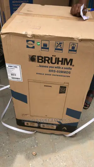 Brand New BRUHM Table Top Refrigerator/Extenal/Silver Colour