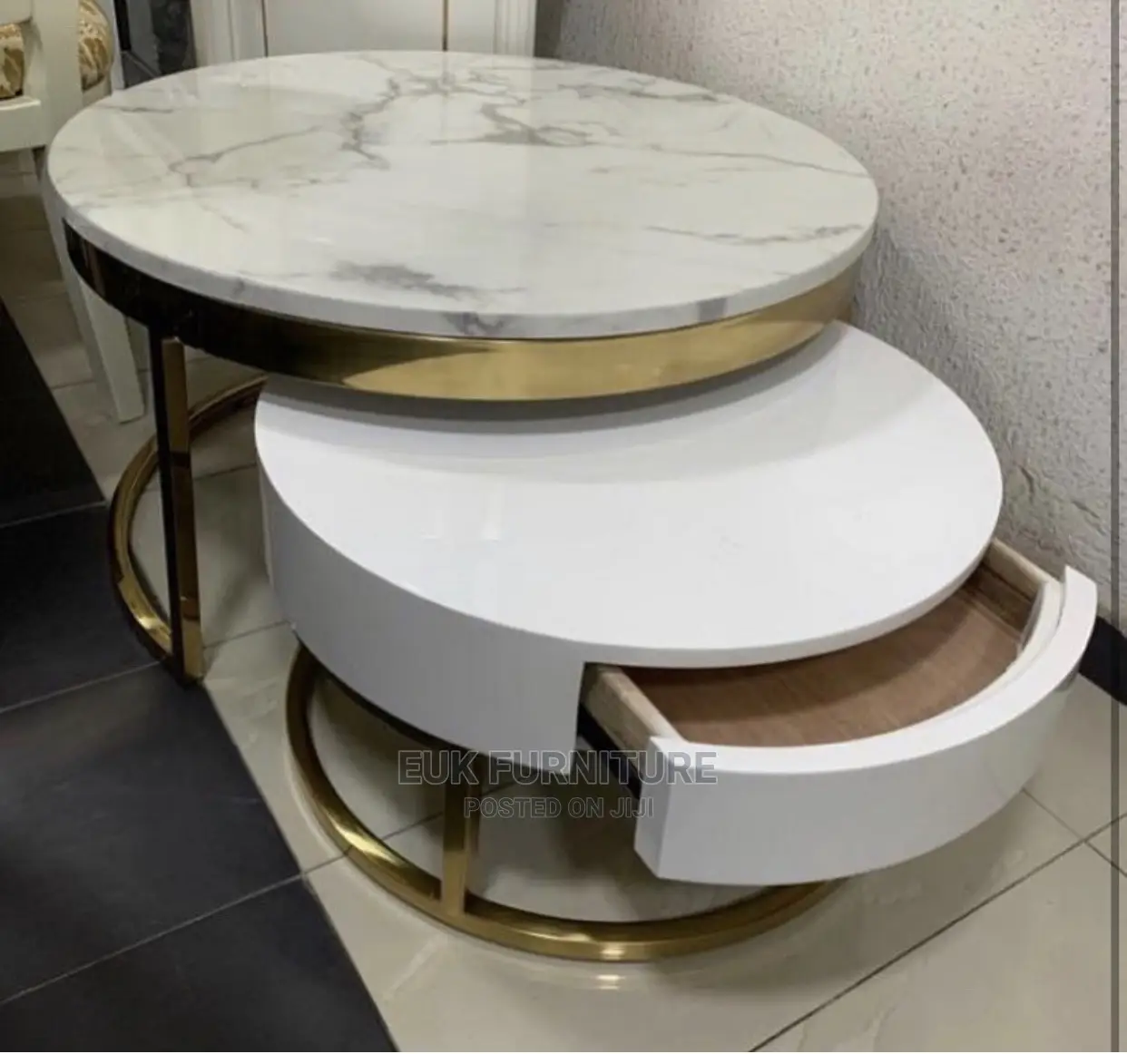 Classy 2 in 1 Marble Center Table