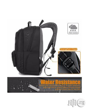 Coolbell 18.4 Inches Waterproof USB Laptop Backpack Blckgrey