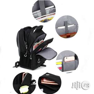 Coolbell 18.4 Inches Waterproof USB Laptop Backpack Blckgrey