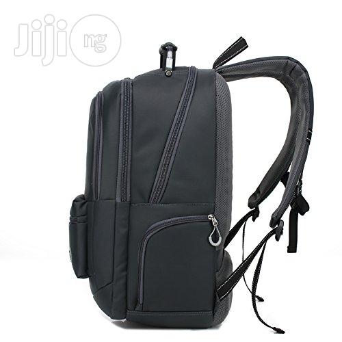Coolbell 18.4 Inches Waterproof USB Laptop Backpack Blckgrey