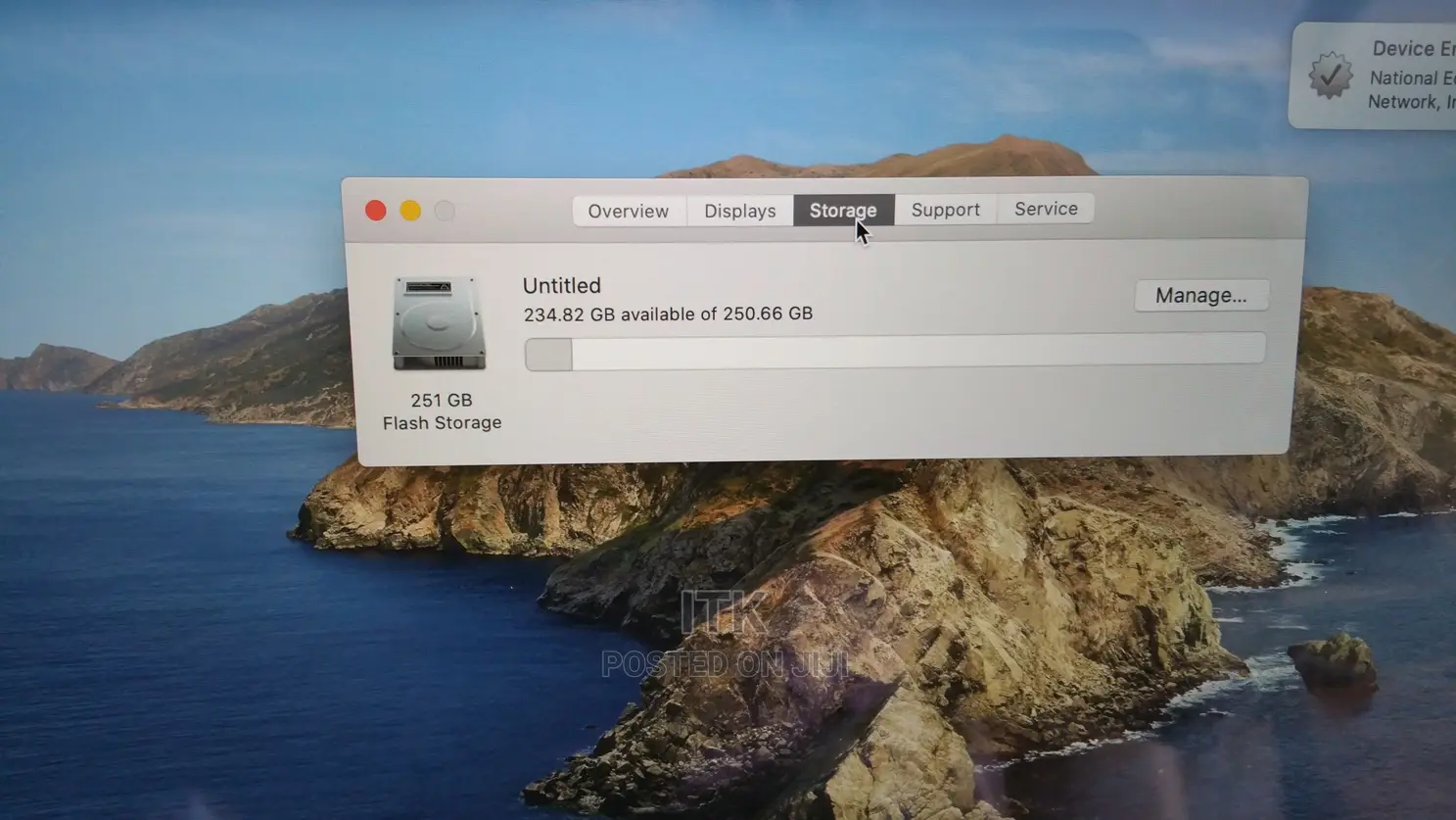 Laptop Apple MacBook Pro 16GB Intel Core I5 SSD 256GB