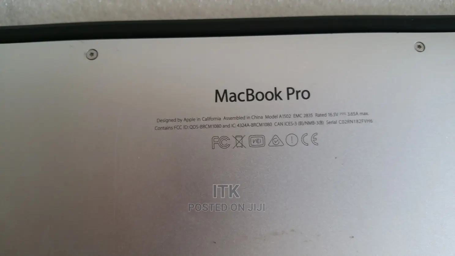Laptop Apple MacBook Pro 16GB Intel Core I5 SSD 256GB