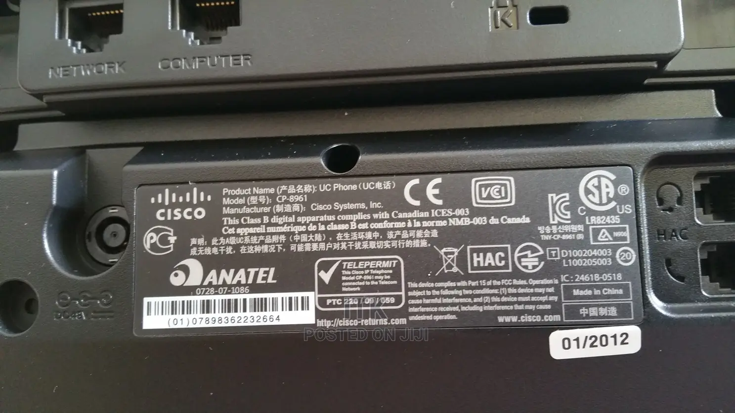Cp-8961 Ip Phone
