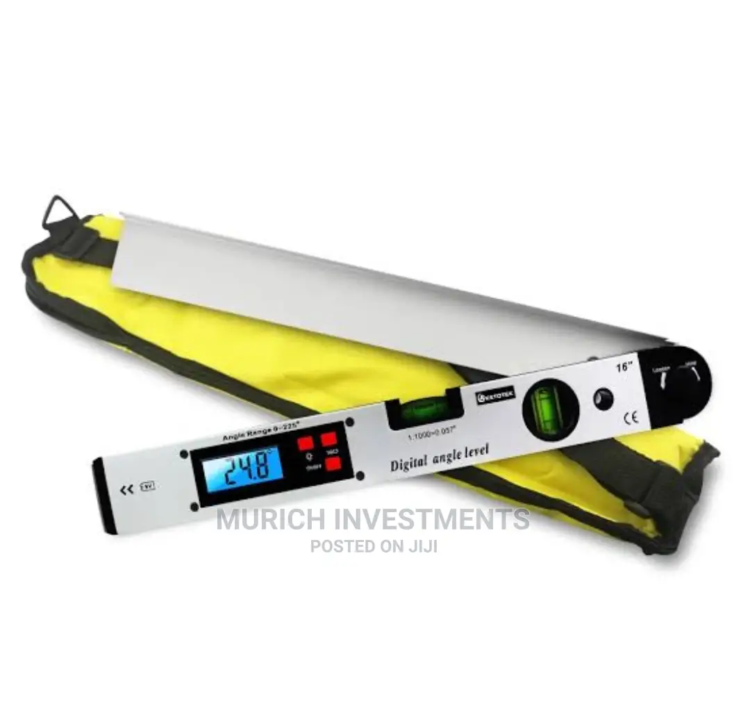 0-2250 Electronic Digital Angle Finder 16" Inclinometer