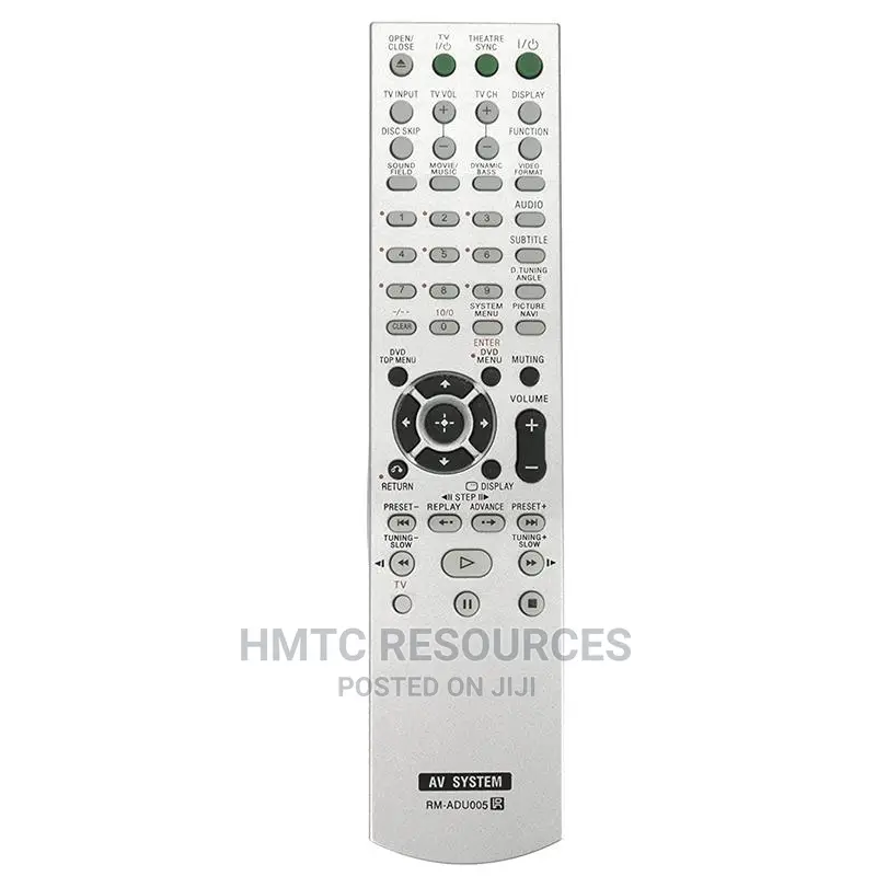 Sony Home Theatre Remote Remote Control