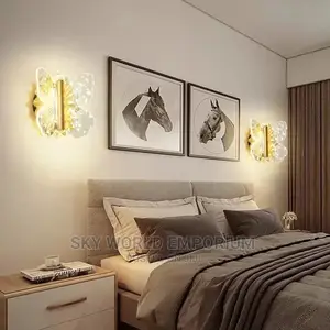 Crystal Butterfly Wall Light