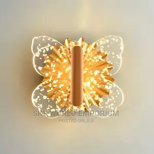 Crystal Butterfly Wall Light