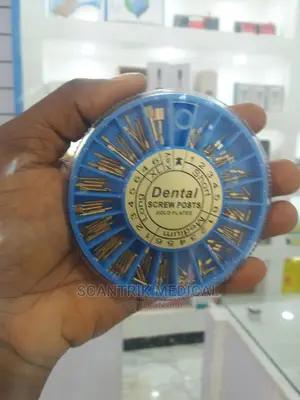 Stainless Dentist Conical Screw Posts Kits Conical Dental