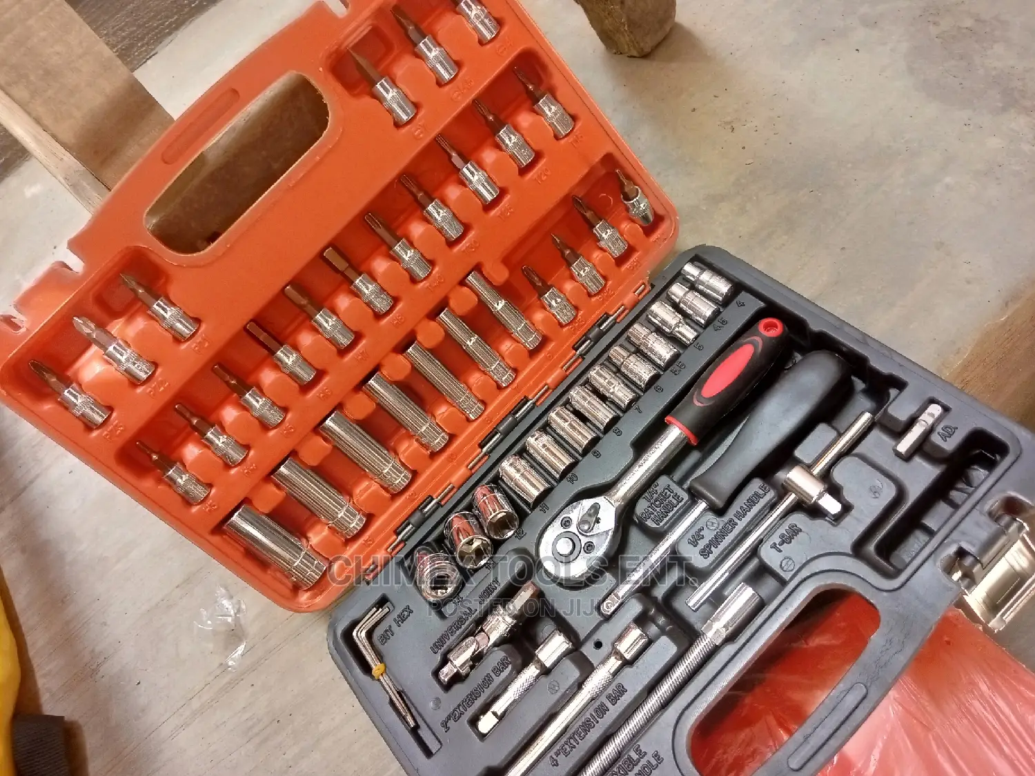 Hand Socket Set 53pie Tools Box
