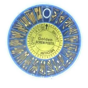 Dental Gold Plated Screw Posts Assorted /Screw Posts Oral