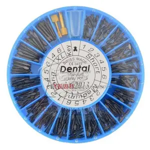 High Quality Dental Gold Plated Conical Screw Posts