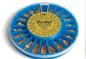 Dental Root Canal Pins Conical Screw Post Core Repair Kit