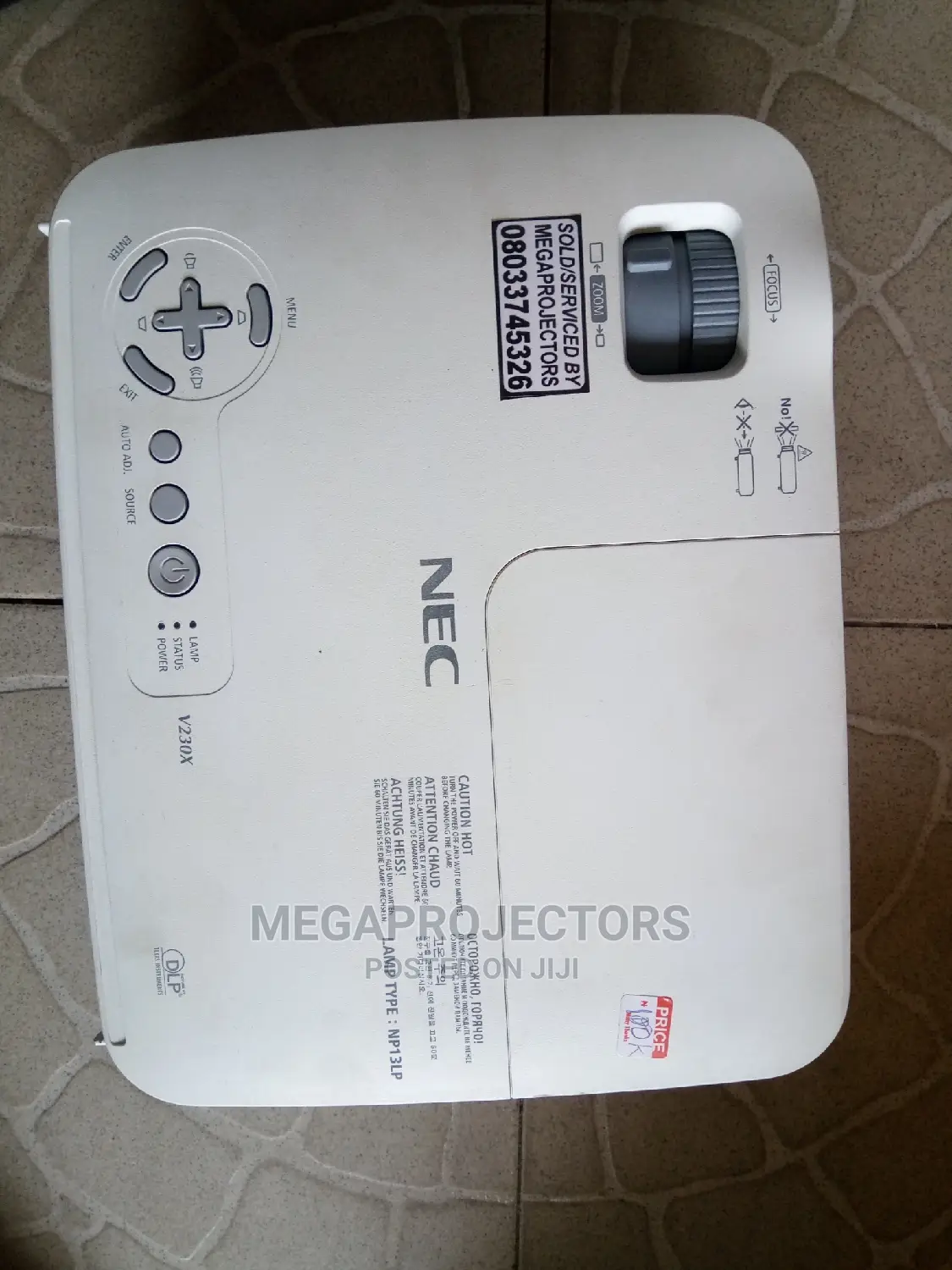 First Rate Nec Projector And Screen For Rent