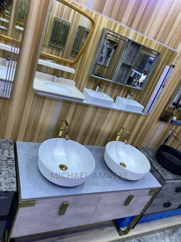 Cabinet With Basin White
