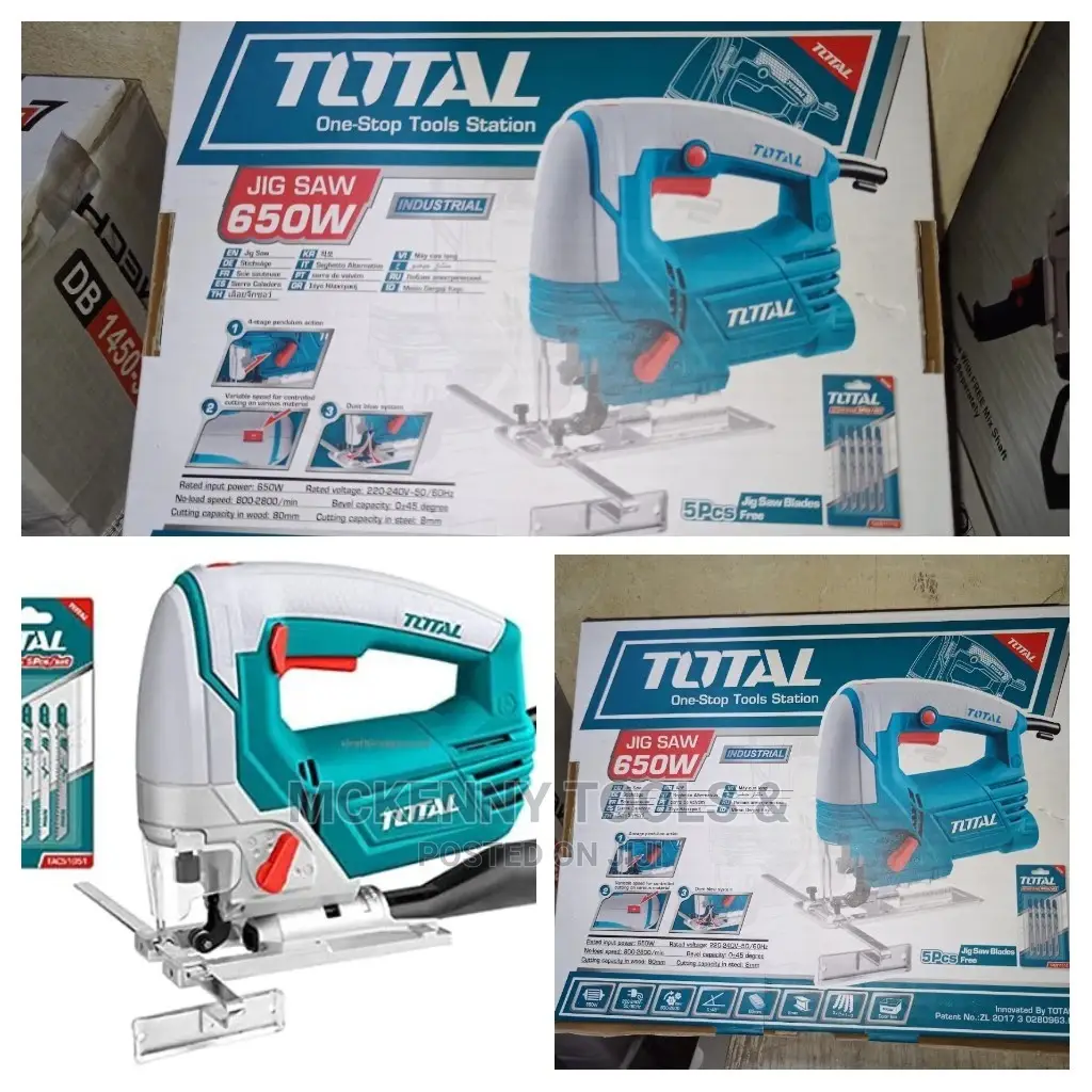 Total Tools Corded Jig Saw 650w