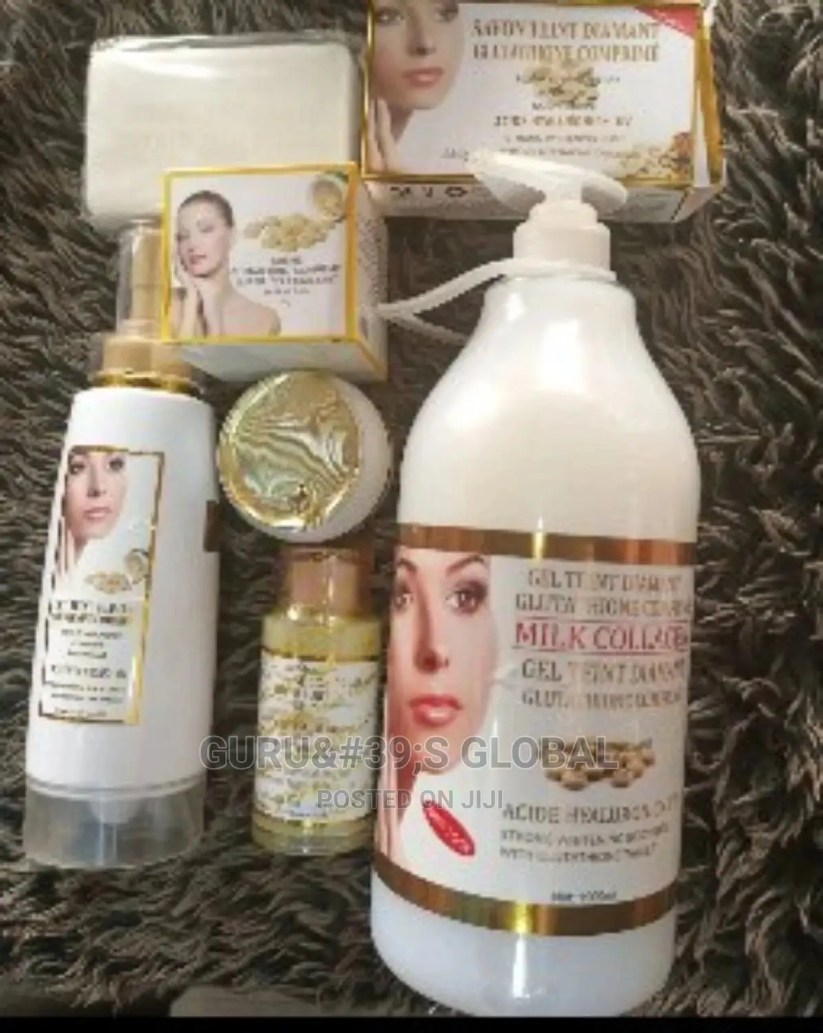 Complete Set of Glutathione Comprime Skincare Set