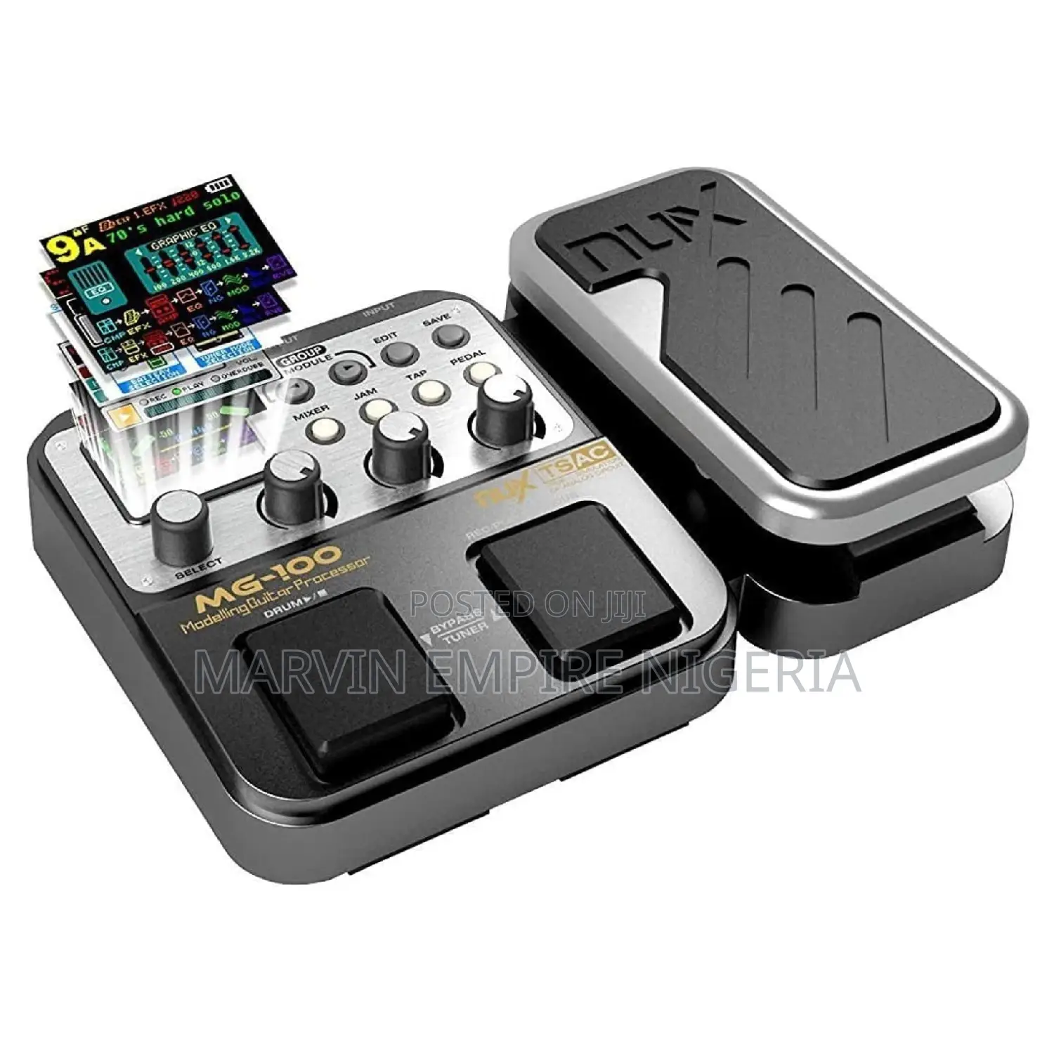 MG-100 NUX Professional Multi-Effect Pedal_ Guitar Processor