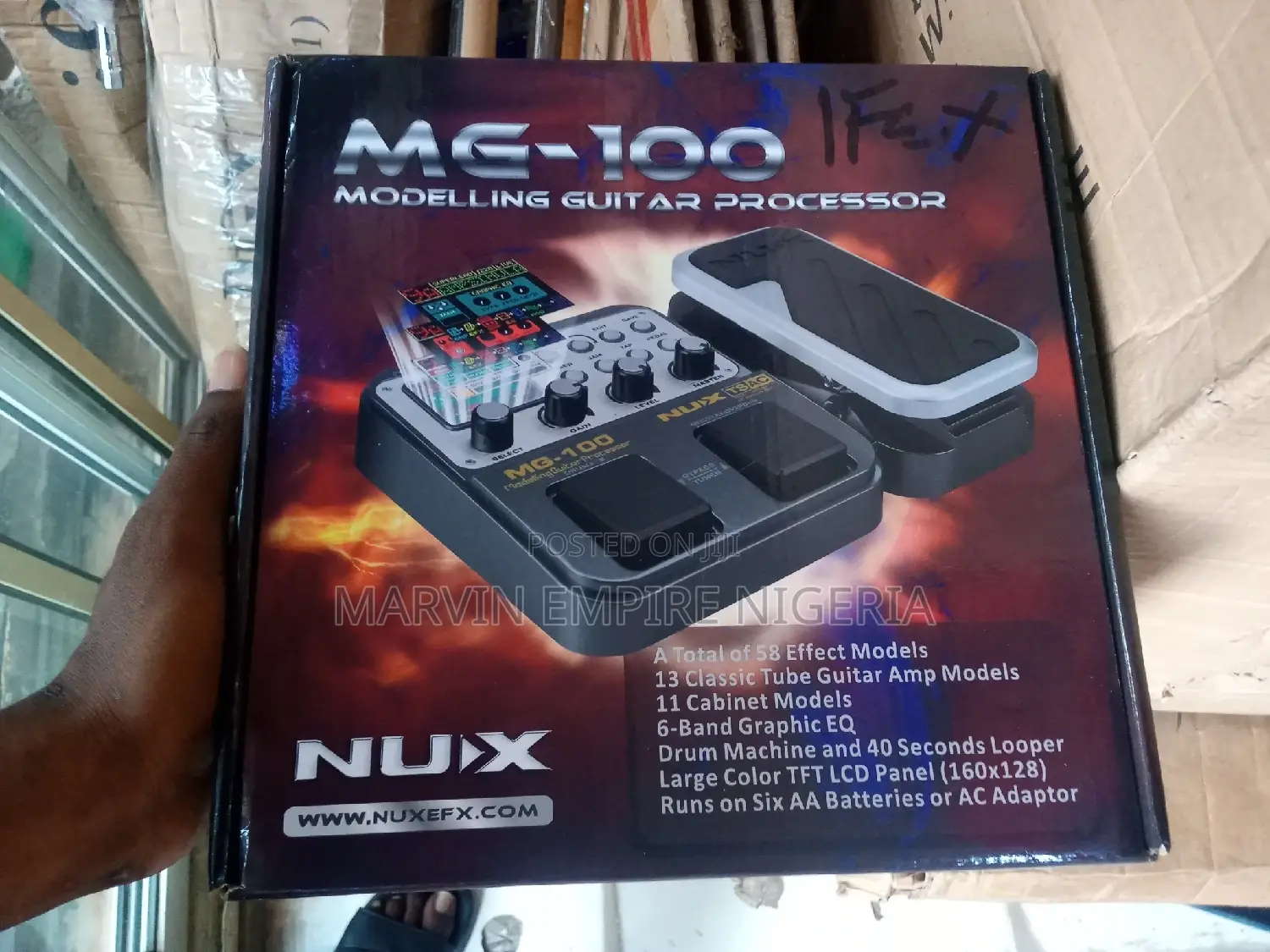 MG-100 NUX Professional Multi-Effect Pedal_ Guitar Processor