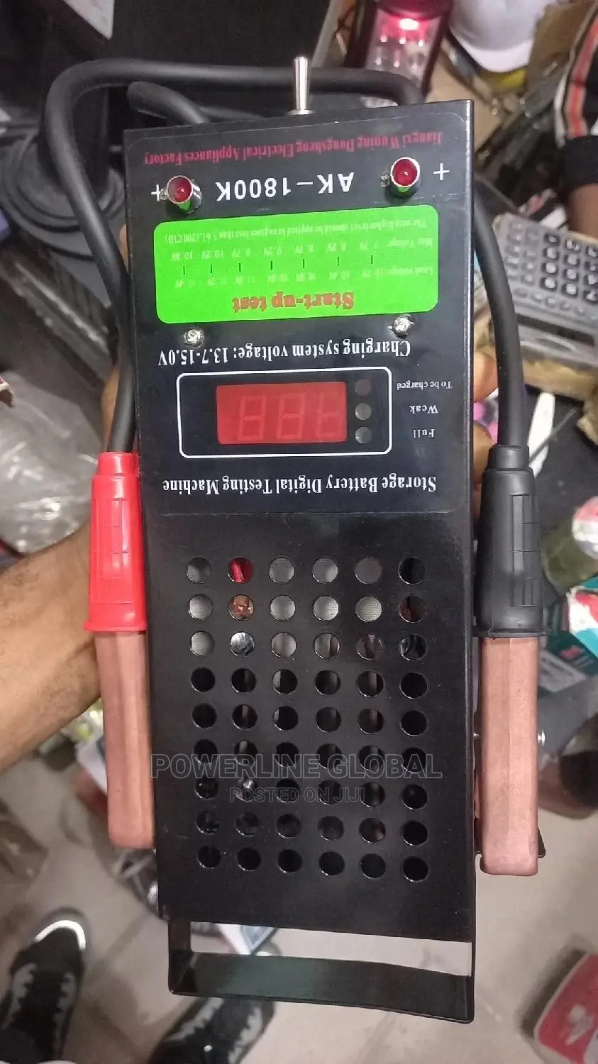 Battery Tester Meter for Reading Battery Capacity.