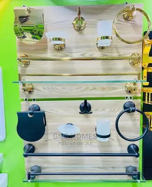 Gold Black Accessories