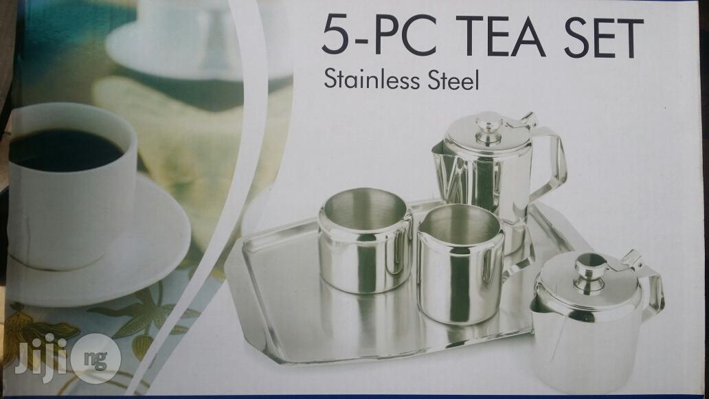 Sunnex 5pcs Stainless Steel Tea Set