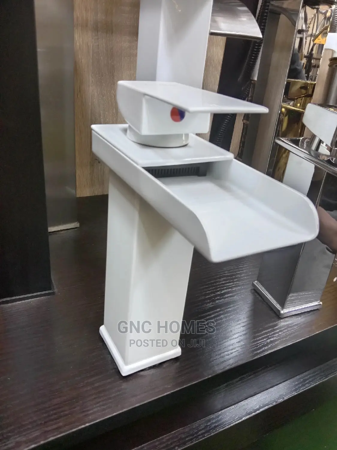 White Basin Mixer Tap