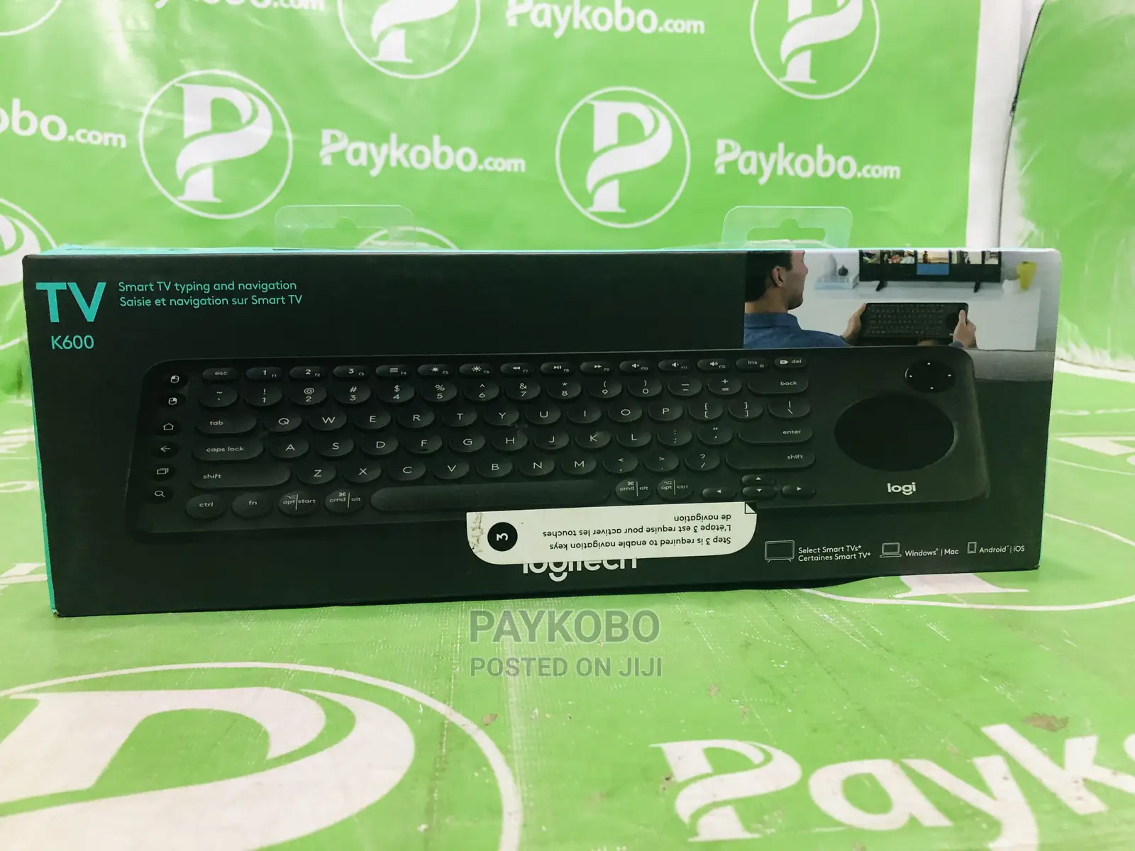 Logitech Tv Keyboard With Integrated Touchpad And D-pad