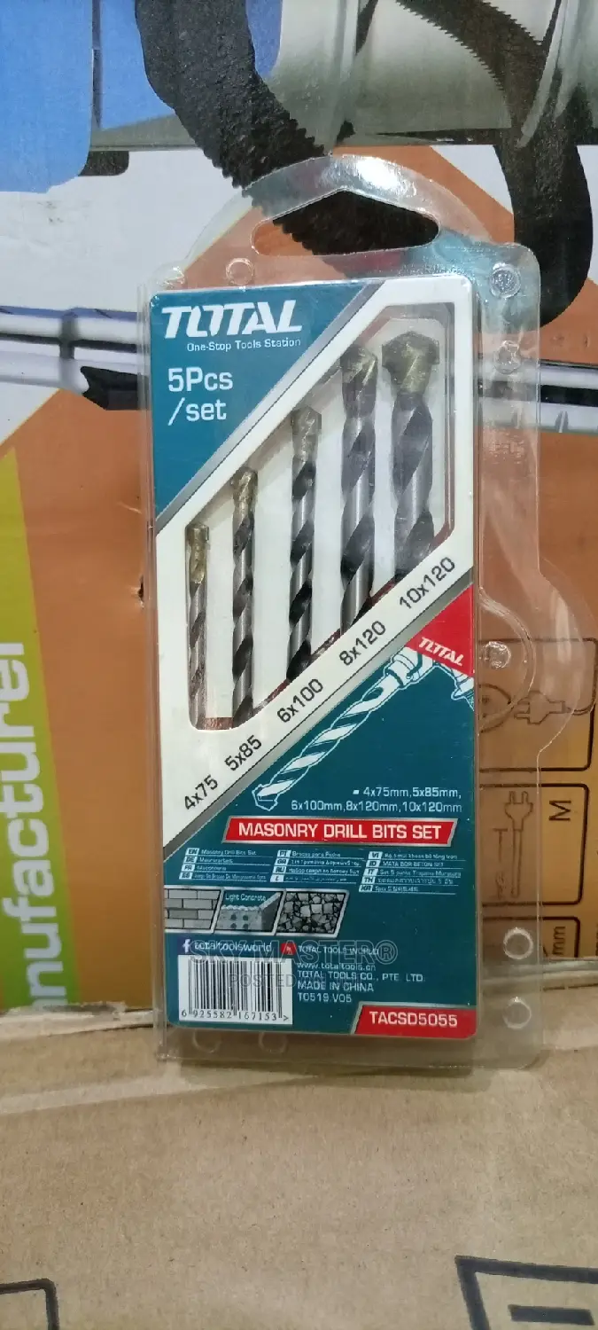 Total Concrete Drill Bit Set