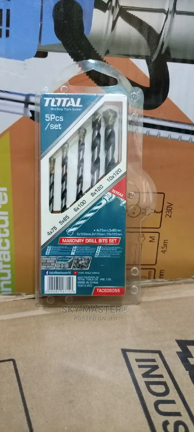Total Concrete Drill Bit Set