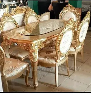 Royal Dining Table Set With 6 Chairs