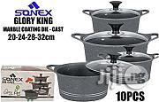Sonex Aluminum Dia-cast Non-stick Pot By 4 ,26cm-32cm