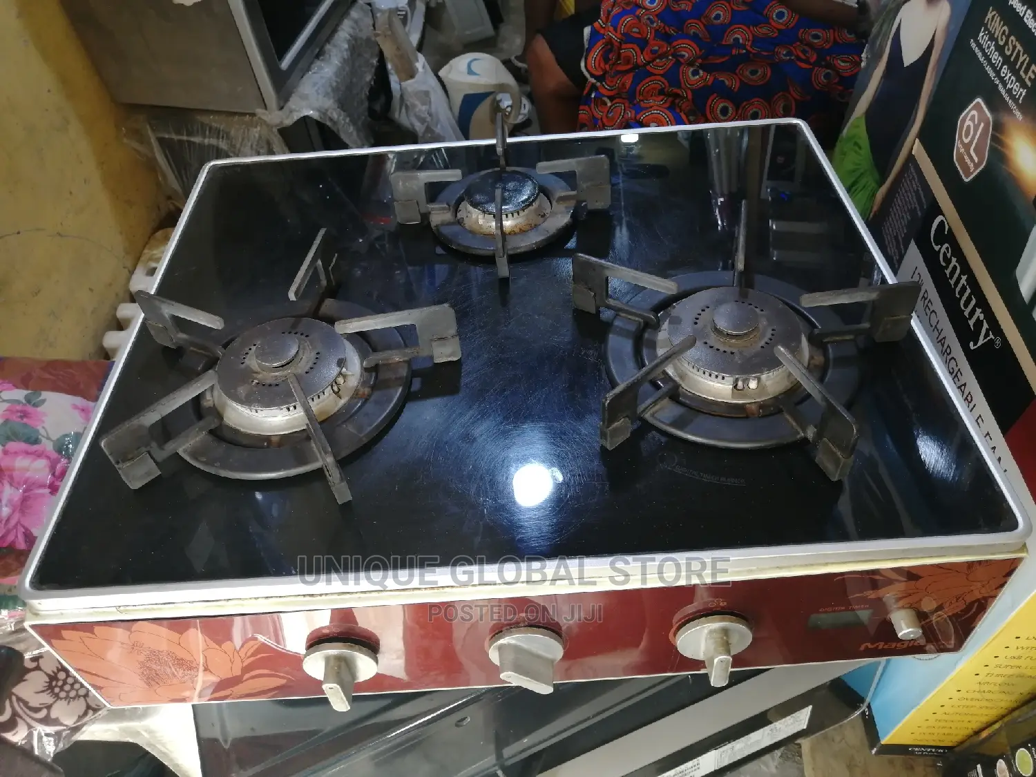 Magic Fairly Used Gas Cooker 3 Burner