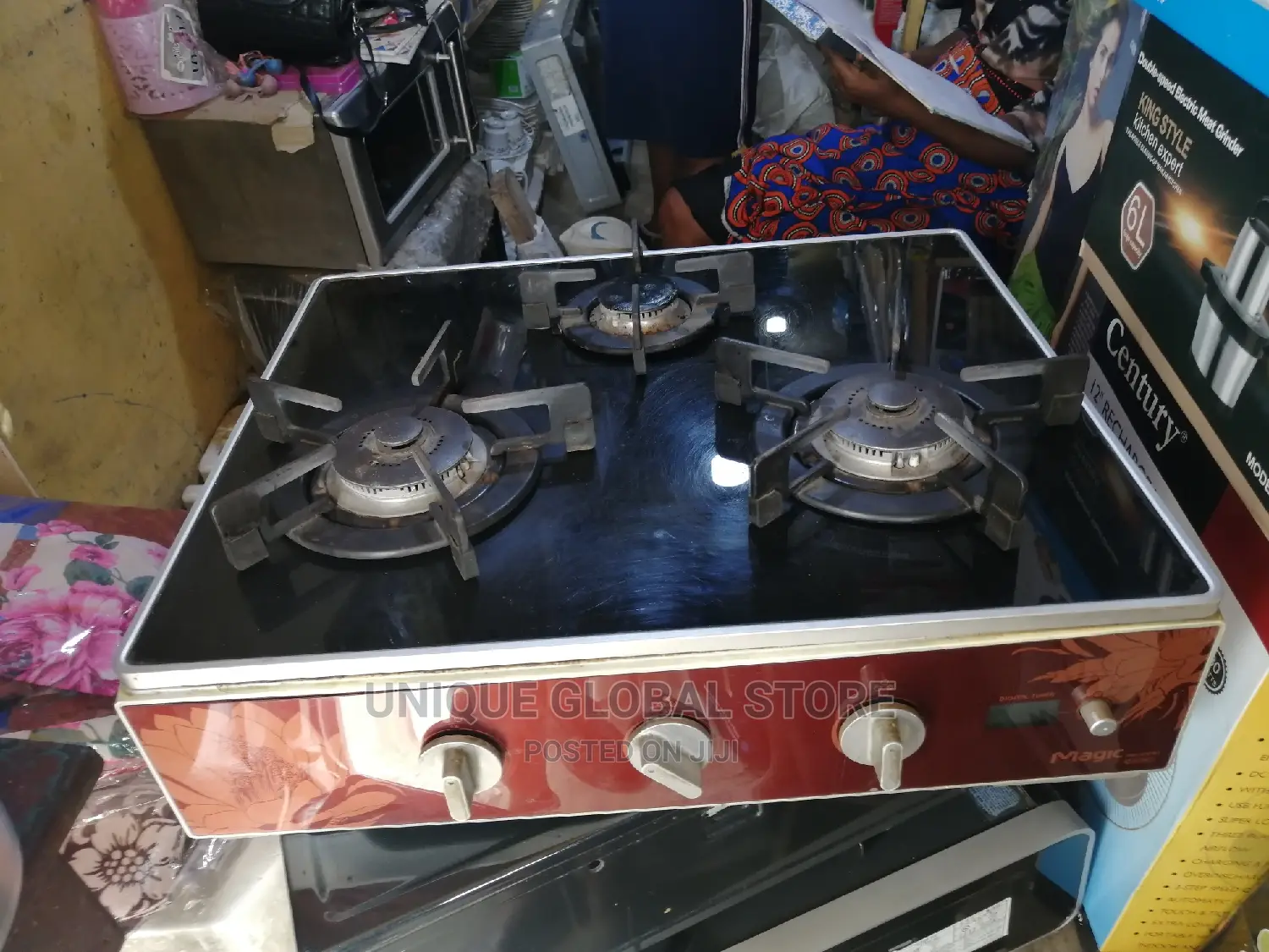 Magic Fairly Used Gas Cooker 3 Burner